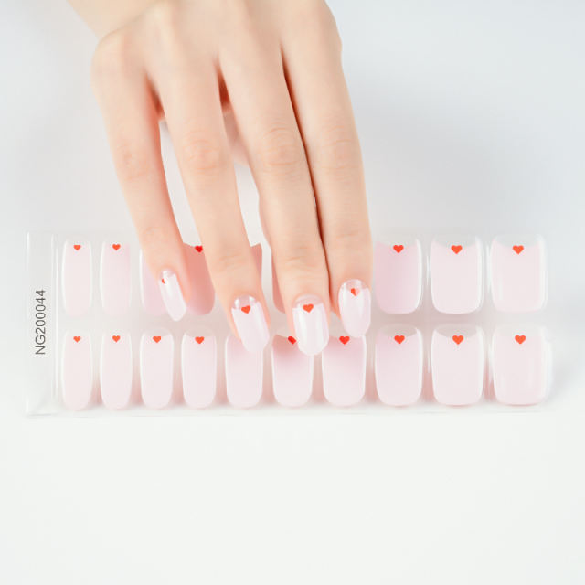 Love Letter DIY Semi Cured Gel Nail Sticker